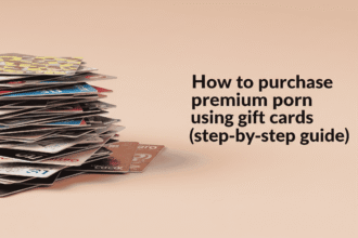 How to purchase premium porn subscriptions using gift cards