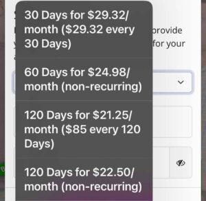 MomLover subscription on guide